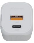 Зарядно устройство Xtorm - GaN2 Ultra, USB-A/C, 35W, бяло - 2t